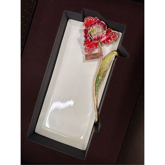 $695 Jay Strongwater Calista Tulip Tray - Picture 13 of 15